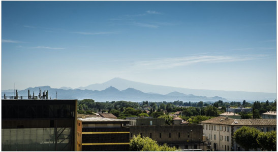Ausblick auf den Mont Ventoux In Orange