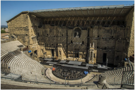 Der Blick von oben In Orange