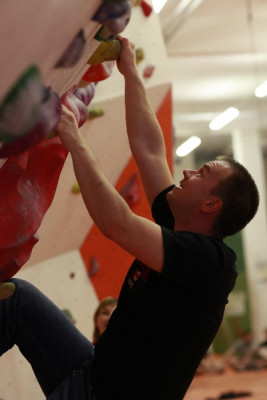 Weihnachtsfeier in der Kletterhalle im Kressepark