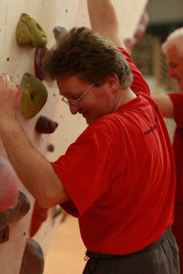 Weihnachtsfeier in der Kletterhalle im Kressepark