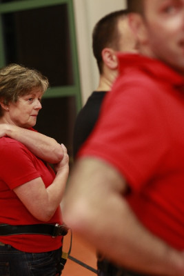 Weihnachtsfeier in der Kletterhalle im Kressepark