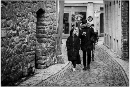 Asiatische Exploration Menschen unterwegs