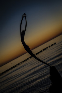 Stephan Zeidler Zingster Skulpturen - bei Tag und Nacht