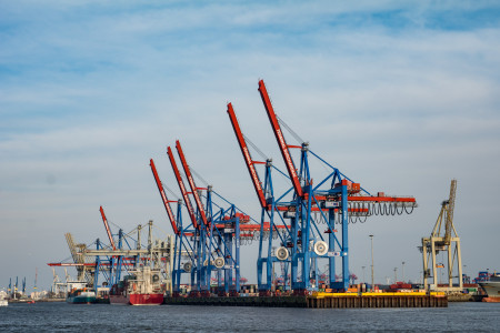 Burchardkai Sonne, Wind und Wasser: Hamburg