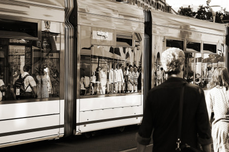 Auf den Straßen von Erfurt